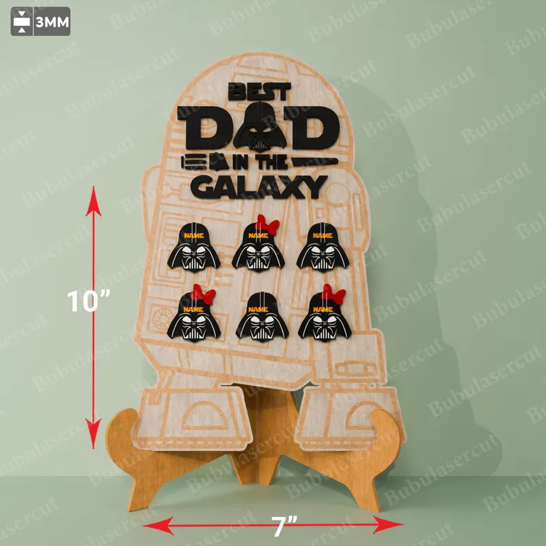 Soy tu padre letrero personalizado star wars - Imagen 5