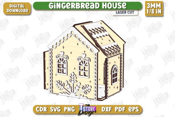 Casas decorativas de jengibre - Imagen 7