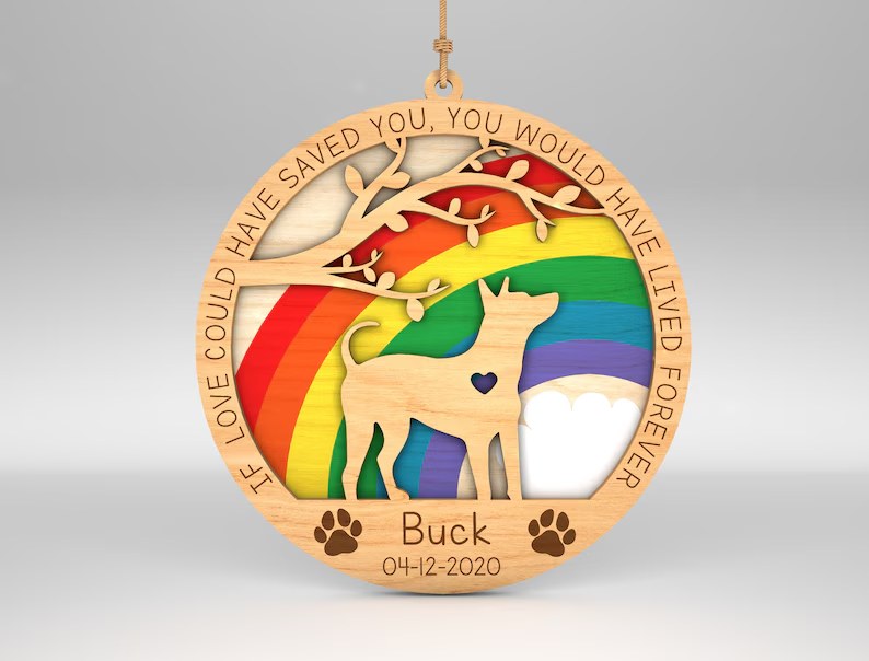 Adorno de pérdida de mascota personalizado - Imagen 6