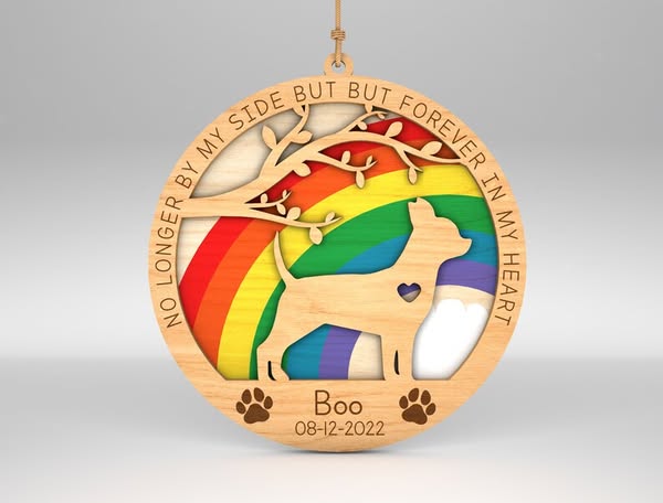 Adorno de pérdida de mascota personalizado - Imagen 8