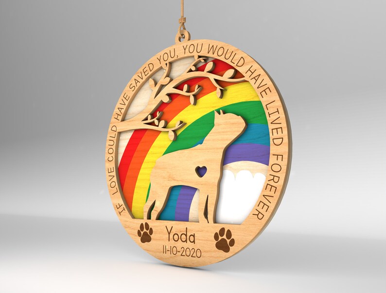 Adorno de pérdida de mascota personalizado - Imagen 9