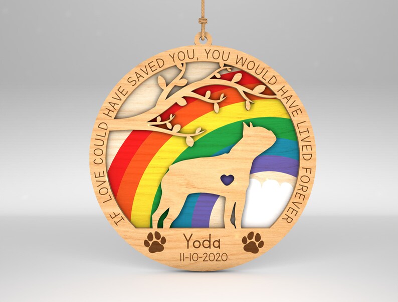 Adorno de pérdida de mascota personalizado - Imagen 10