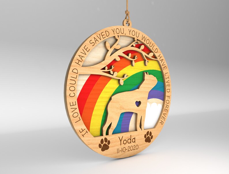 Adorno de pérdida de mascota personalizado - Imagen 2