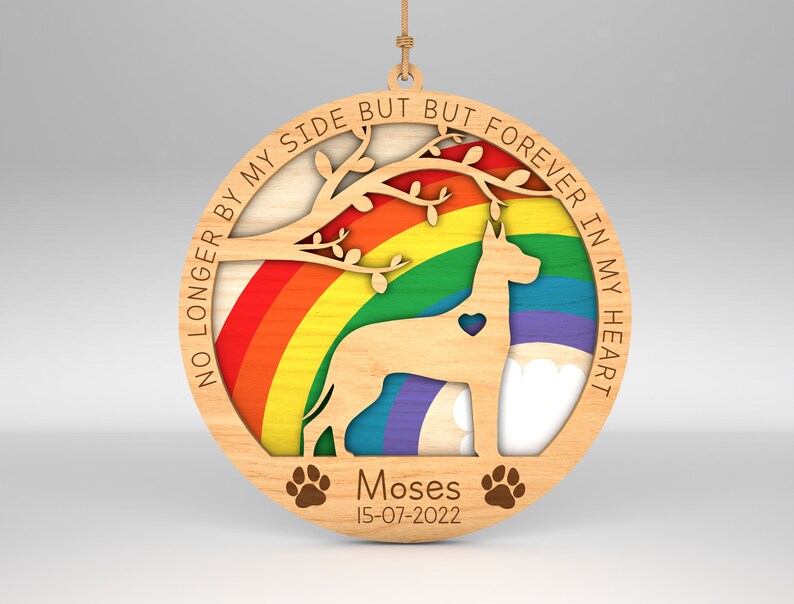 Adorno de pérdida de mascota personalizado - Imagen 4