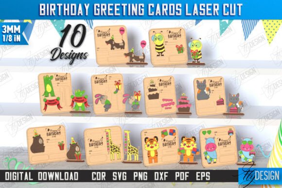 Paquete de tarjetas de cumpleaños