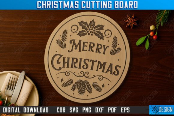 Juego de tablas de cortar navideñas - Imagen 5