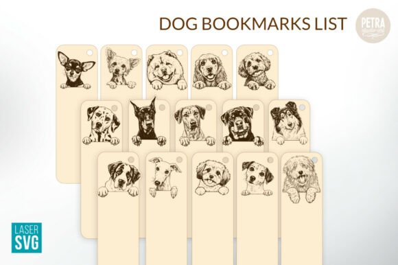 Marcapáginas de perro con cita - Imagen 3