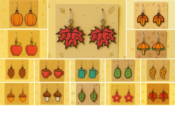 Paquete de pendientes de otoño