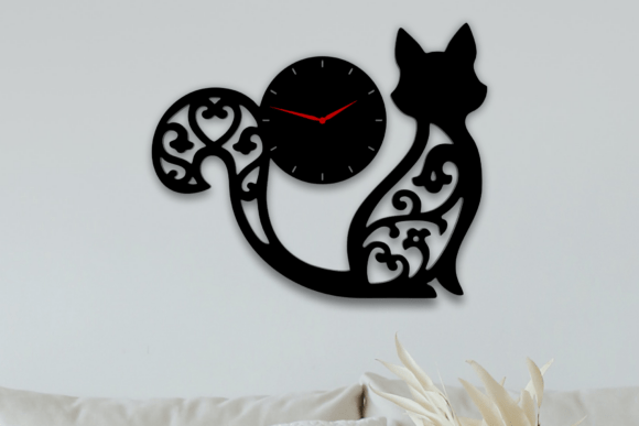 Reloj de gato