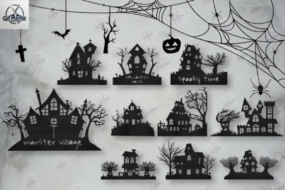 Paquete de casa embrujada de Halloween - Imagen 2
