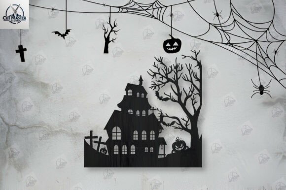 Paquete de casa embrujada de Halloween - Imagen 8