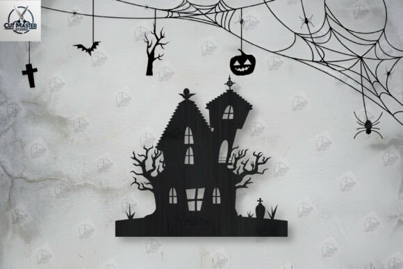 Paquete de casa embrujada de Halloween - Imagen 9