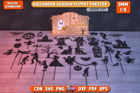 Teatro de sombras de Halloween - Imagen 2