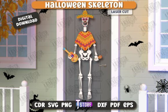 Paquete de esqueletos de Halloween - Imagen 4