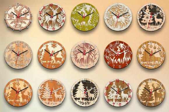 Paquete de reloj navideño