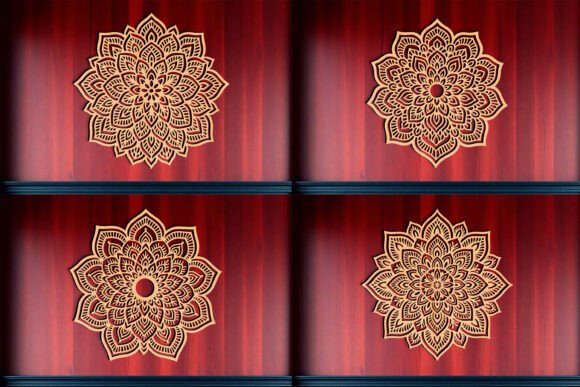 Paquete de arte mural de mandala - Imagen 4