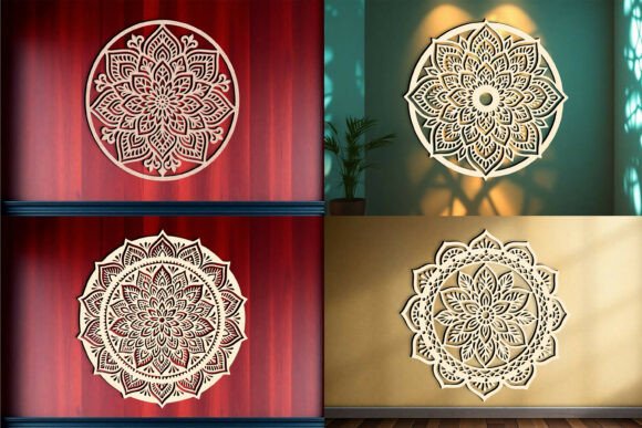 Paquete de arte mural de mandala - Imagen 5