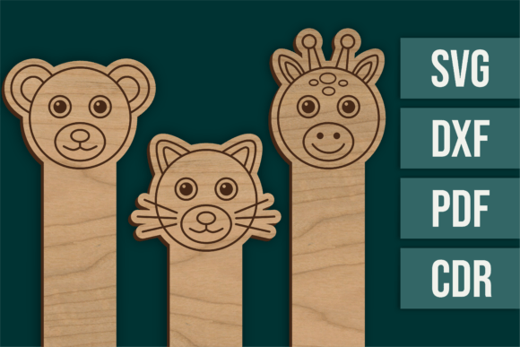 Marcapáginas de 7 animales - Imagen 2