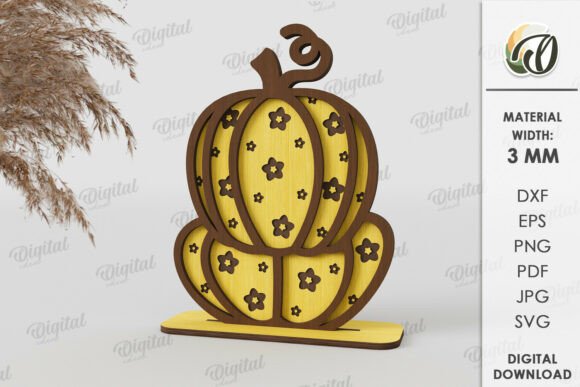Paquete de decoraciones de calabaza - Imagen 9