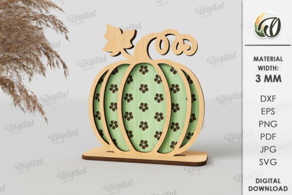 Paquete de decoraciones de calabaza - Imagen 2