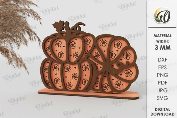 Paquete de decoraciones de calabaza - Imagen 5