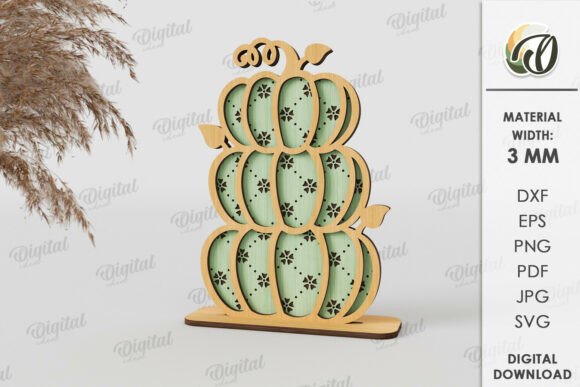 Paquete de decoraciones de calabaza - Imagen 7