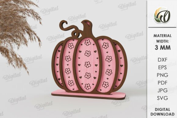 Paquete de decoraciones de calabaza - Imagen 8