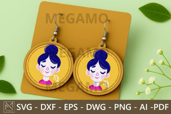 Paquete de pendientes del zodiaco - Imagen 8