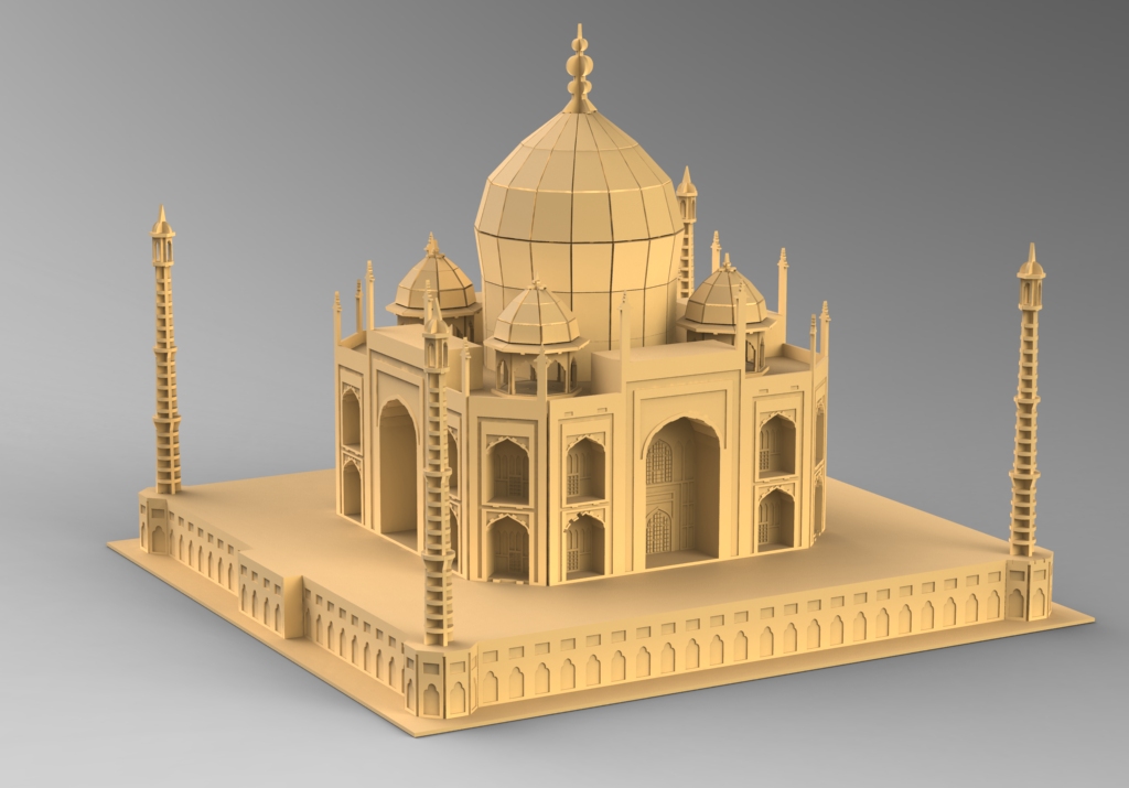 Maqueta Taj Mahal