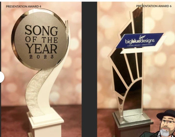Juego de 6 premios trofeos de presentación - Imagen 3