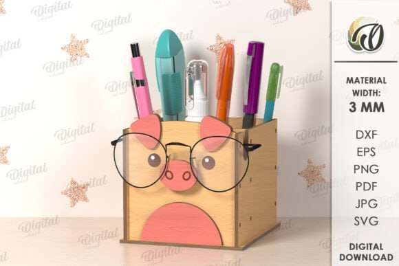 Lapicero con soporte para gafas - Imagen 2