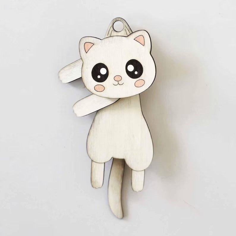 Lindo gato ondulado 3D - Imagen 4