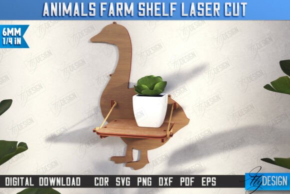 Estante de pared con forma de animales - Imagen 4