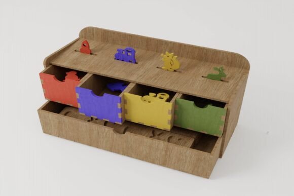 Caja con rompecabezas para bebé - Imagen 10