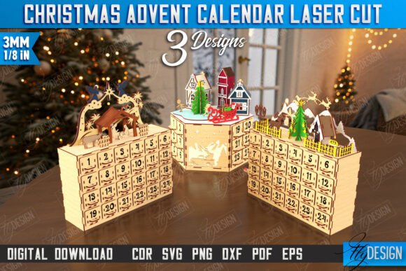Calendario de Adviento navideño