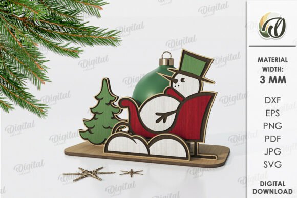 Paquete de porta bolas navideñas - Imagen 11