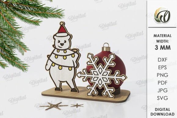Paquete de porta bolas navideñas - Imagen 7