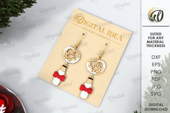 Paquete de pendientes navideños - Imagen 2