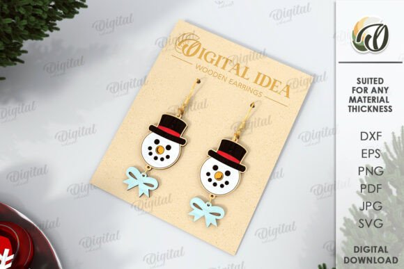 Paquete de pendientes navideños - Imagen 6