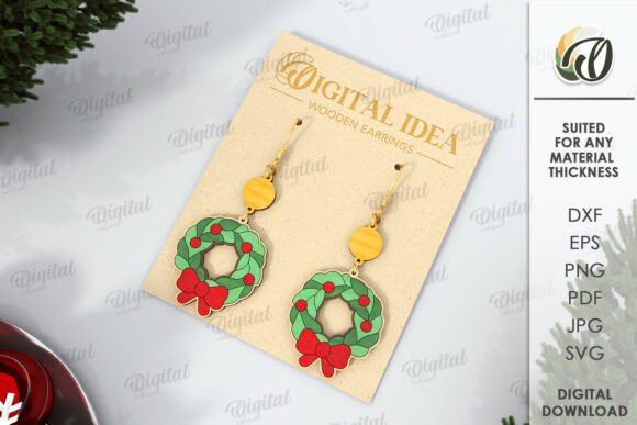 Paquete de pendientes navideños - Imagen 8