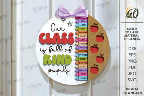 Paquete de letreros para puertas de aula - Imagen 10