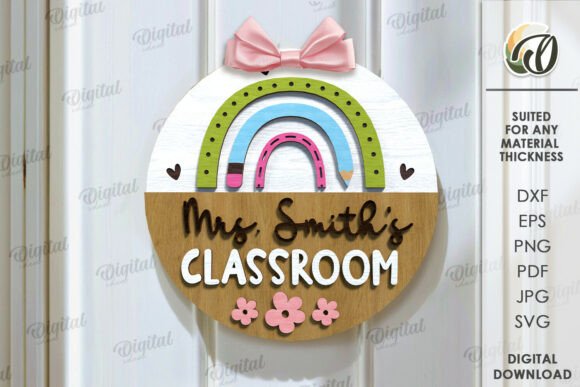 Paquete de letreros para puertas de aula - Imagen 8