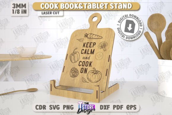 Conjunto de soportes para libros de cocina - Imagen 4