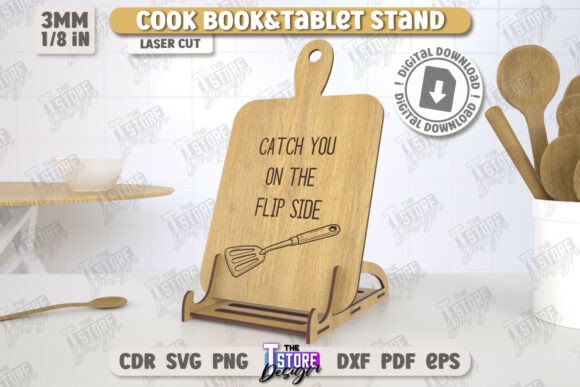 Conjunto de soportes para libros de cocina - Imagen 6