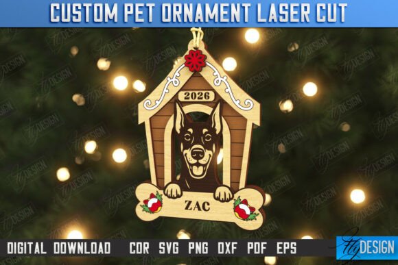 Juego de adornos personalizados para perros - Imagen 2