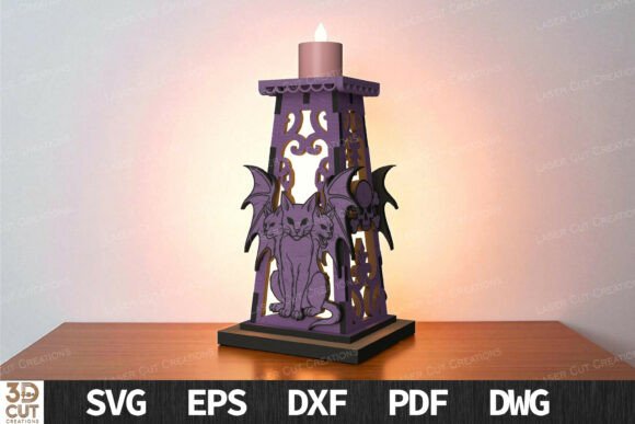 Paquete de portavelas de Halloween - Imagen 8