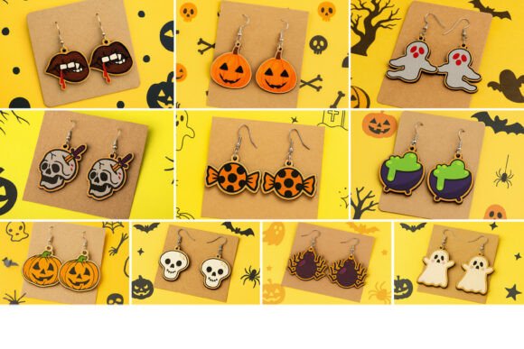 Paquete de pendientes de Halloween