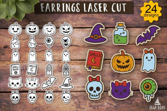 Paquete de pendientes de Halloween - Imagen 2