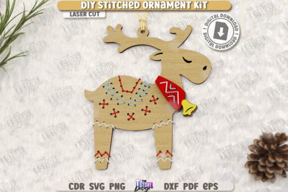 Juego de juguetes de Navidad con cordones - Imagen 3
