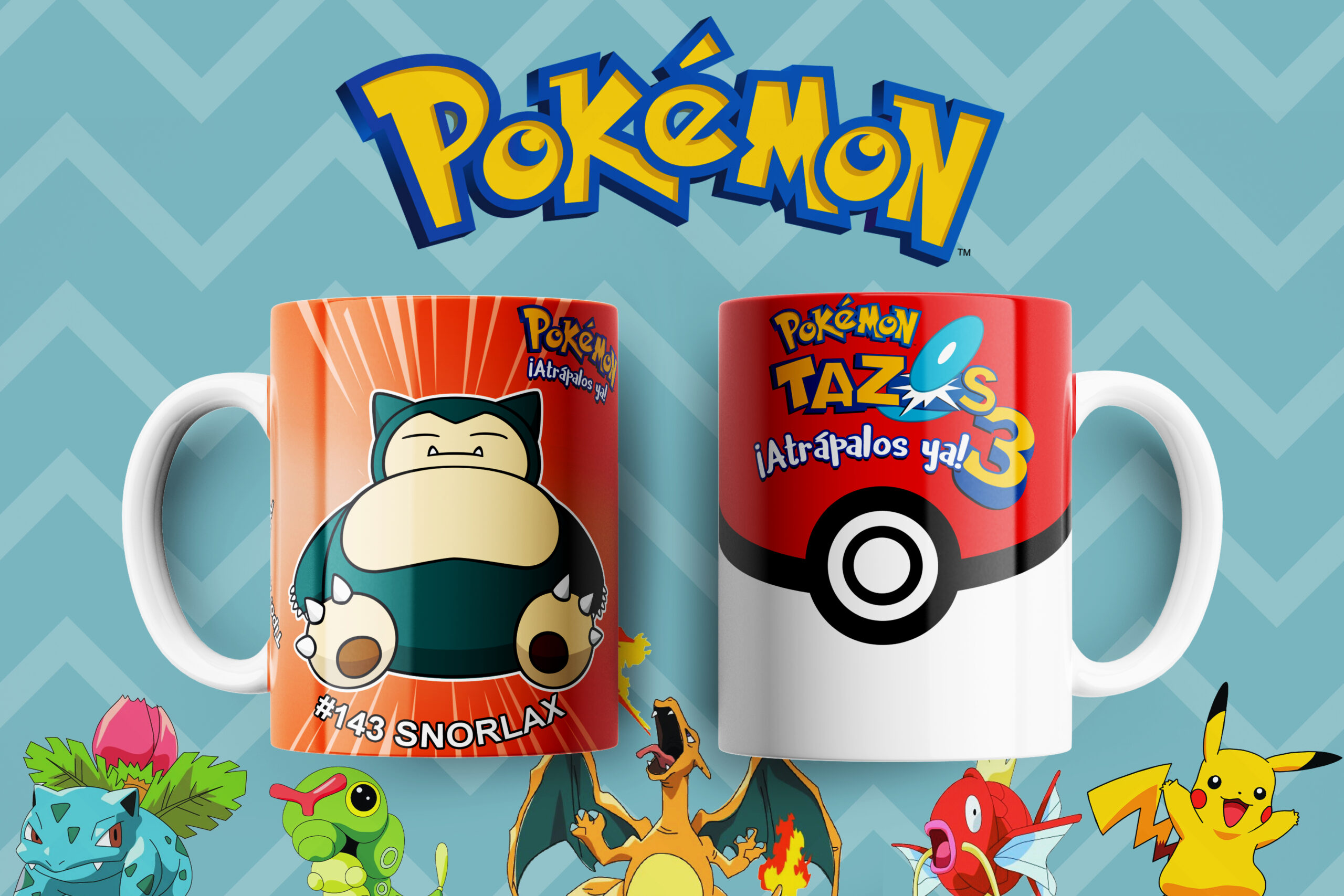 Tazas pokemon tazos - Imagen 5